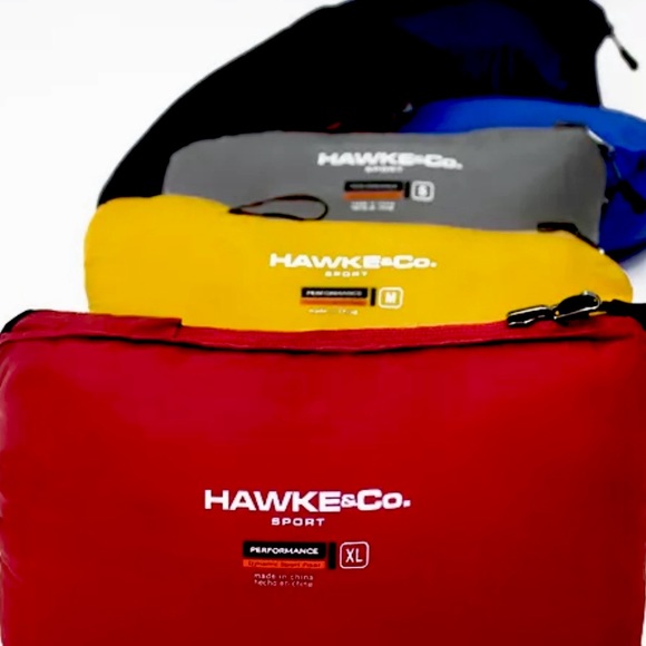 Hawke Pro Down Packable Performance Puffer Classically Styled Red Blue Plaid NWT - Picture 8 of 13